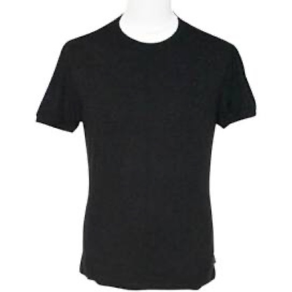 Armani Collezioni Black crew neck Tee, short sleeve viscose/spandex light XXL, - Picture 3 of 5